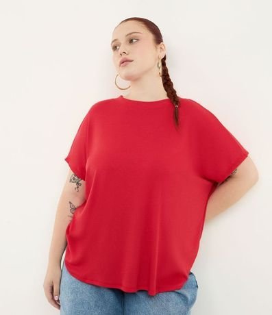 Blusa en Ribana sin Sisa Curve & Plus Size