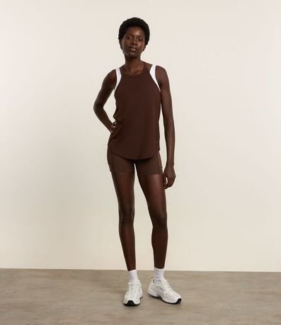 Musculosa Deportiva en Microfibra con Breteles Finos 3