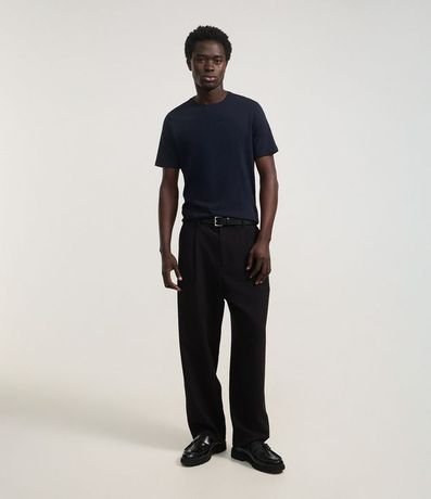 Remera Slim Básica en Algodón Manga Corta 2