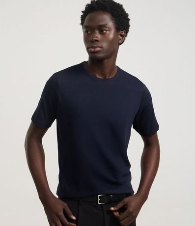 Remera Slim Básica en Algodón Manga Corta 5