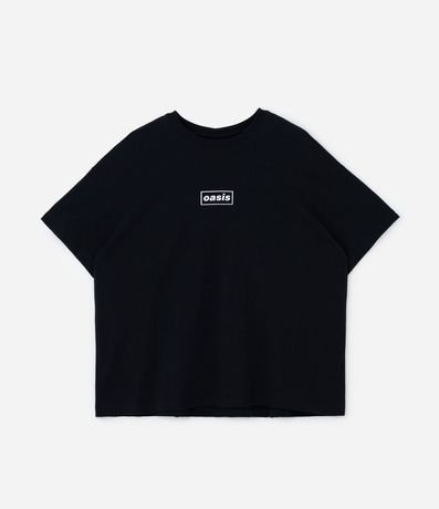 Remera Oversized con Estampa Oasis Curve & Plus Size 6