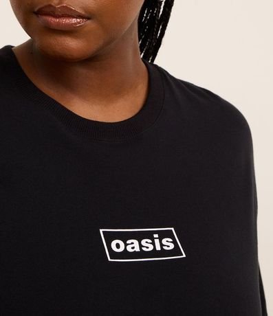 Remera Oversized con Estampa Oasis Curve & Plus Size 5