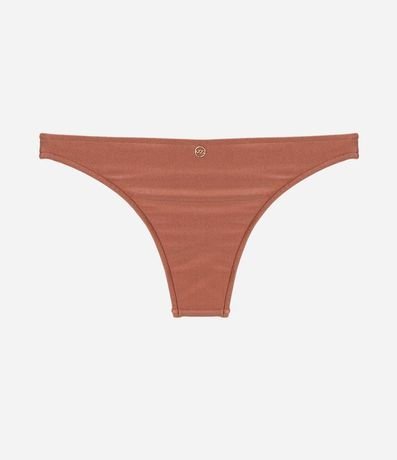 Bikini Bombacha Básica en Microfibra con Bordado de caracolas 6