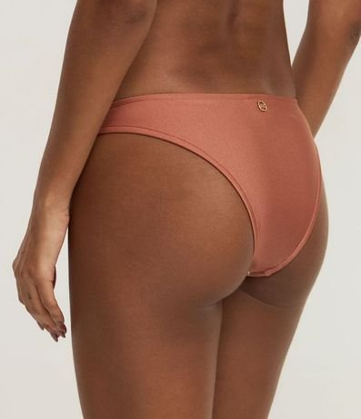 Bikini Bombacha Básica en Microfibra con Bordado de caracolas 4