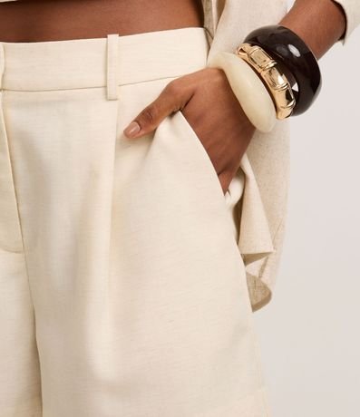 Short en con Pliegues con Bolsillo Falso 4