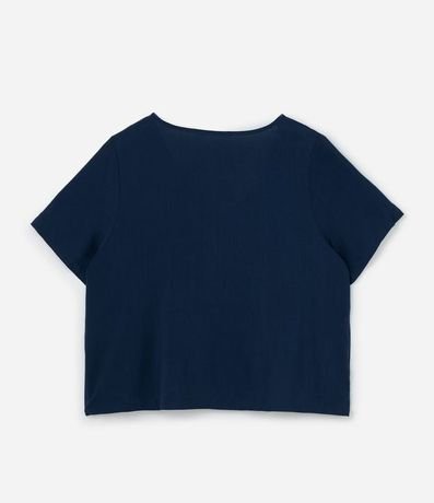 Blusa en Viscosa con Escote en V Curve & Plus Size 6