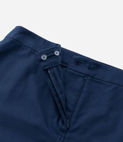 Pollera Midi en Sarga con Bolsillo Cargo Curve & Plus Size 10