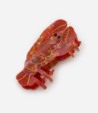 Pinza para el Pelo en Resina con Forma de Cangrejo