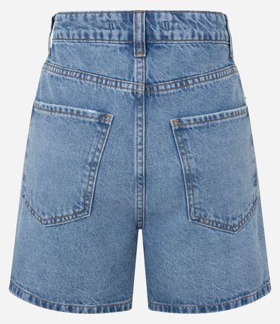 Short Mom en Jeans con Bordados de Cerezas 3