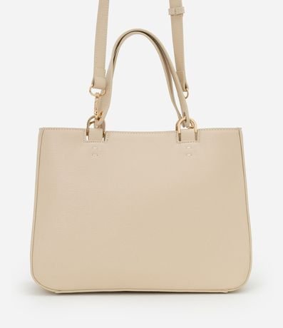 Bolsillo Satchel Mediana con Bretel Desmontable y Llavero Pompón 3