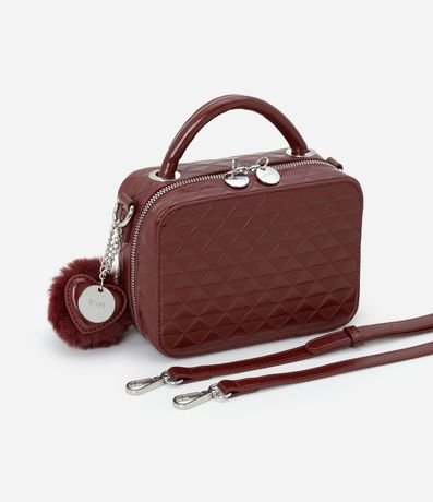 Cartera Camera Bag con Asa Transversal y Pompón 8