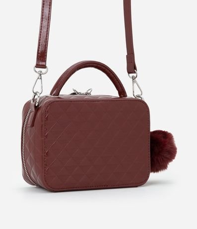 Cartera Camera Bag con Asa Transversal y Pompón 3