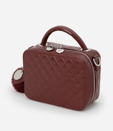 Cartera Camera Bag con Asa Transversal y Pompón 6