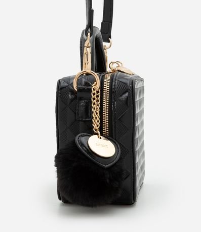 Cartera Camera Bag con Asa Transversal y Pompón 2