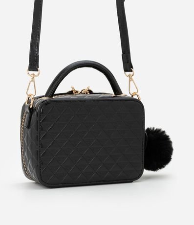 Cartera Camera Bag con Asa Transversal y Pompón 3