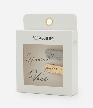 Kit 02 Pinzas para el Pelo