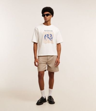 Remera Boxy en Algodón con Estampa La Danse de Matisse y Lettering 4
