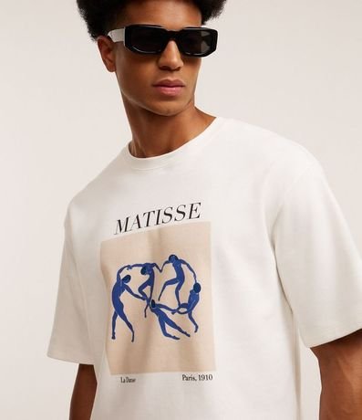 Remera Boxy en Algodón con Estampa La Danse de Matisse y Lettering 6