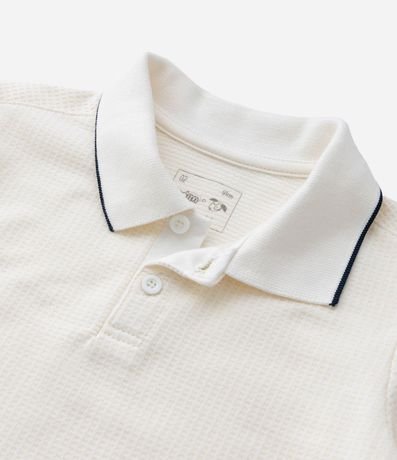 Remera Polo Infantil Texturizada - Talle 1 a 6 años 5