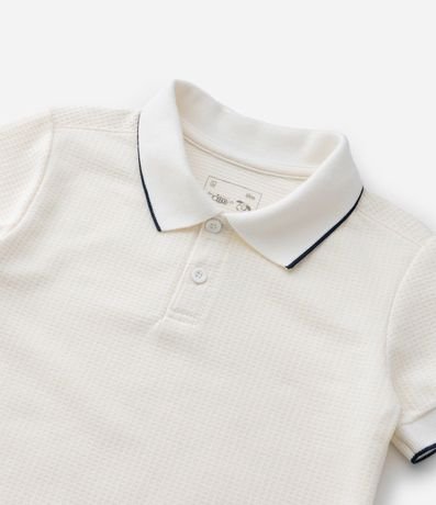 Remera Polo Infantil Texturizada - Talle 1 a 6 años 6