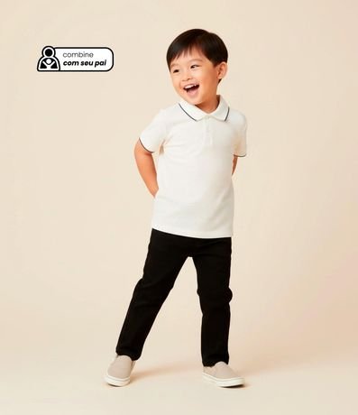 Remera Polo Infantil Texturizada - Talle 1 a 6 años