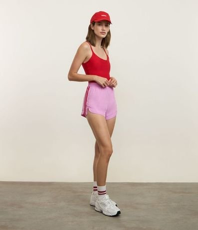 Bermuda Runner Deportiva con Rayas Laterales
