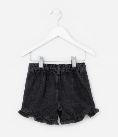 Short Infantil en Jeans con Volados - Talle 1 a 6 años 3