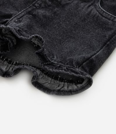 Short Infantil en Jeans con Volados - Talle 1 a 6 años 7