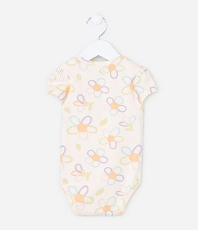 Body Infantil con Estampa Floral - Talle 0 a 18 meses 3