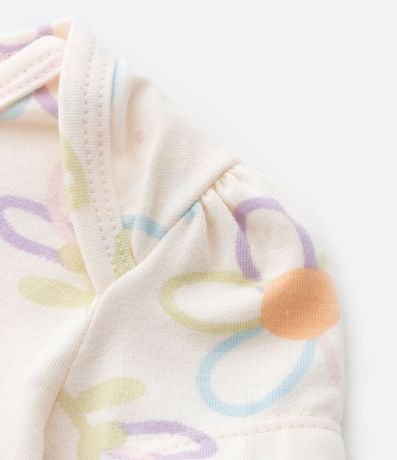 Body Infantil con Estampa Floral - Talle 0 a 18 meses 6