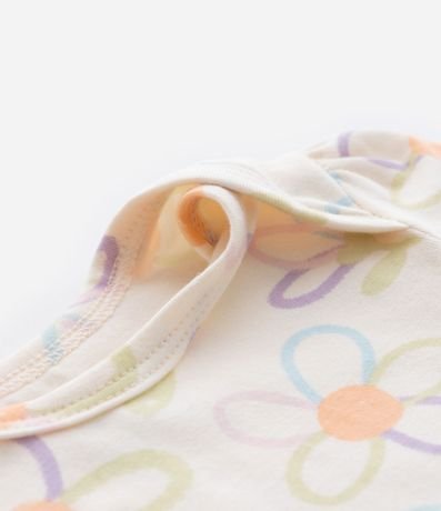 Body Infantil con Estampa Floral - Talle 0 a 18 meses 7