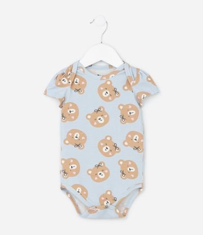 Body Infantil con Estampa de Osito - Talle 0 a 18 Meses 2