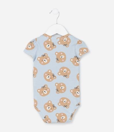 Body Infantil con Estampa de Osito - Talle 0 a 18 Meses 3