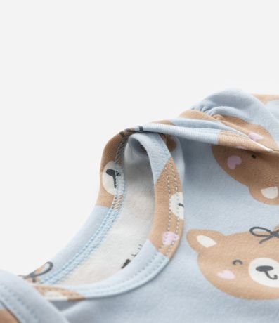 Body Infantil con Estampa de Osito - Talle 0 a 18 Meses 5