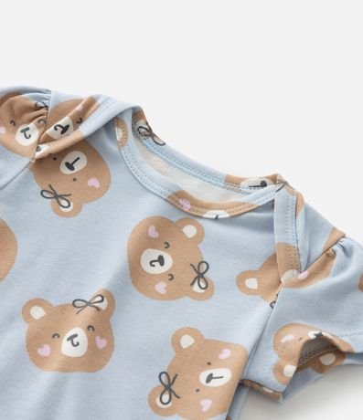 Body Infantil con Estampa de Osito - Talle 0 a 18 Meses 7