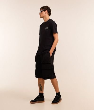 Remera Comfort en Algodón con Estampa de Angel y Lettering 5