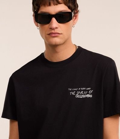 Remera Comfort en Algodón con Estampa de Angel y Lettering 6