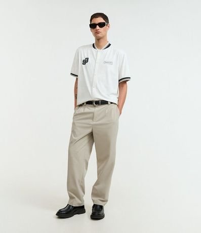 Camisa Sport Core Cuadriculada con Bordados 2