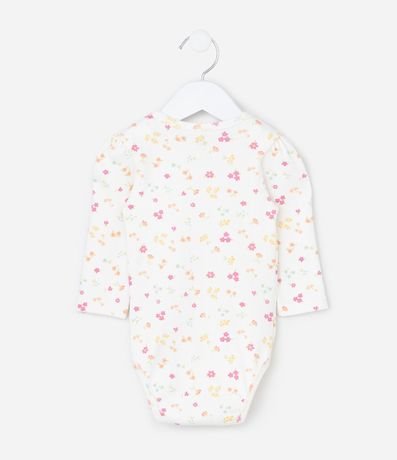 Body Infantil en Rib con Estampa Floral Liberty - Talle RN a 18 Meses 3