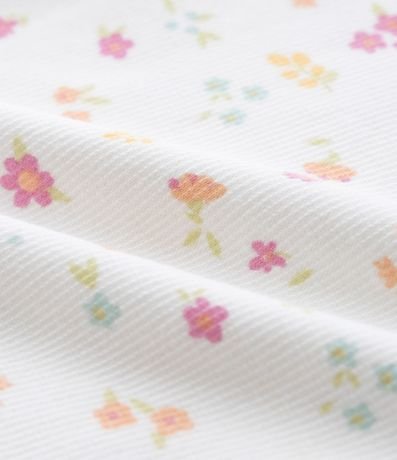 Body Infantil en Rib con Estampa Floral Liberty - Talle RN a 18 Meses 4