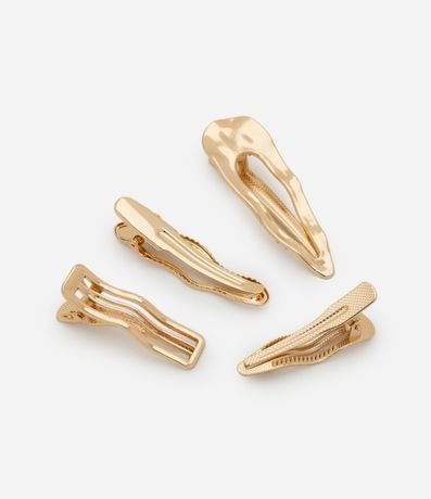 Kit 04 Pinzas para el Pelo en Metal 2