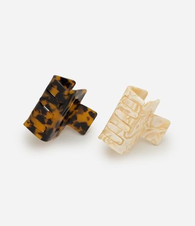 Kit 02 Pinzas para el Pelo en Acrílico 2