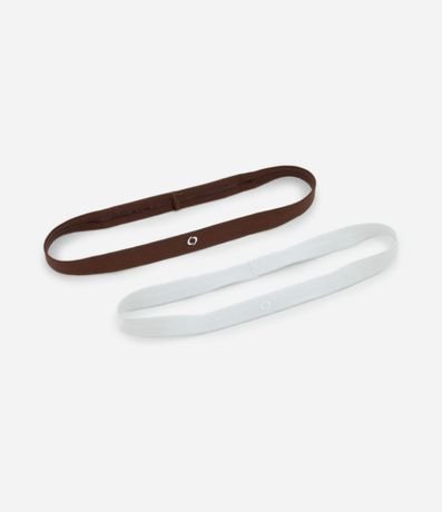 Kit 02 Cintas Para el Pelo Deportivas Finas