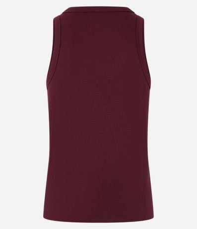 Musculosa Regular Básica en Rib de Algodón 8