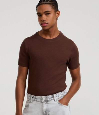 Remera Muscle en Media Malla con Manga Corta