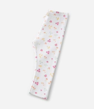 Pantalón Legging Infantil con Estampa Floral - Talle RN a 18 meses 6