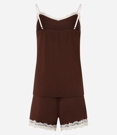 Pijama Short Doll en Viscolycra con Encaje 7