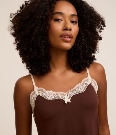 Pijama Short Doll en Viscolycra con Encaje 3