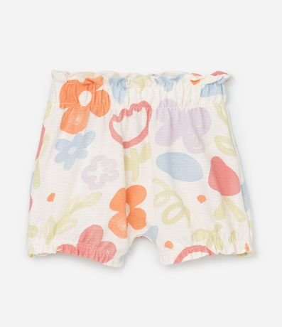 Conjunto Infantil con Estampa Floral - Talle 0 a 18 Meses 5