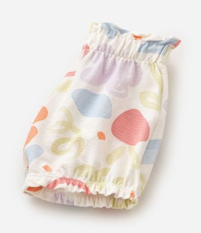 Conjunto Infantil con Estampa Floral - Talle 0 a 18 Meses 8